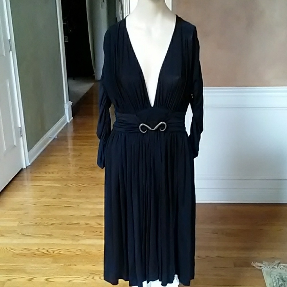 Roberto Cavalli Black Dress - Picture 1 of 8